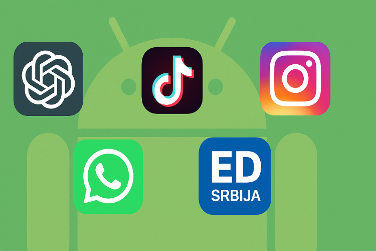 Najpopularnije Android aplikacije u Srbiji – Maj 2025